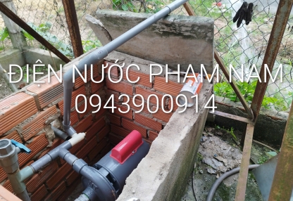 Sửa bơm giếng khoan kêu to, rung lắc mạnh LH 0943900914