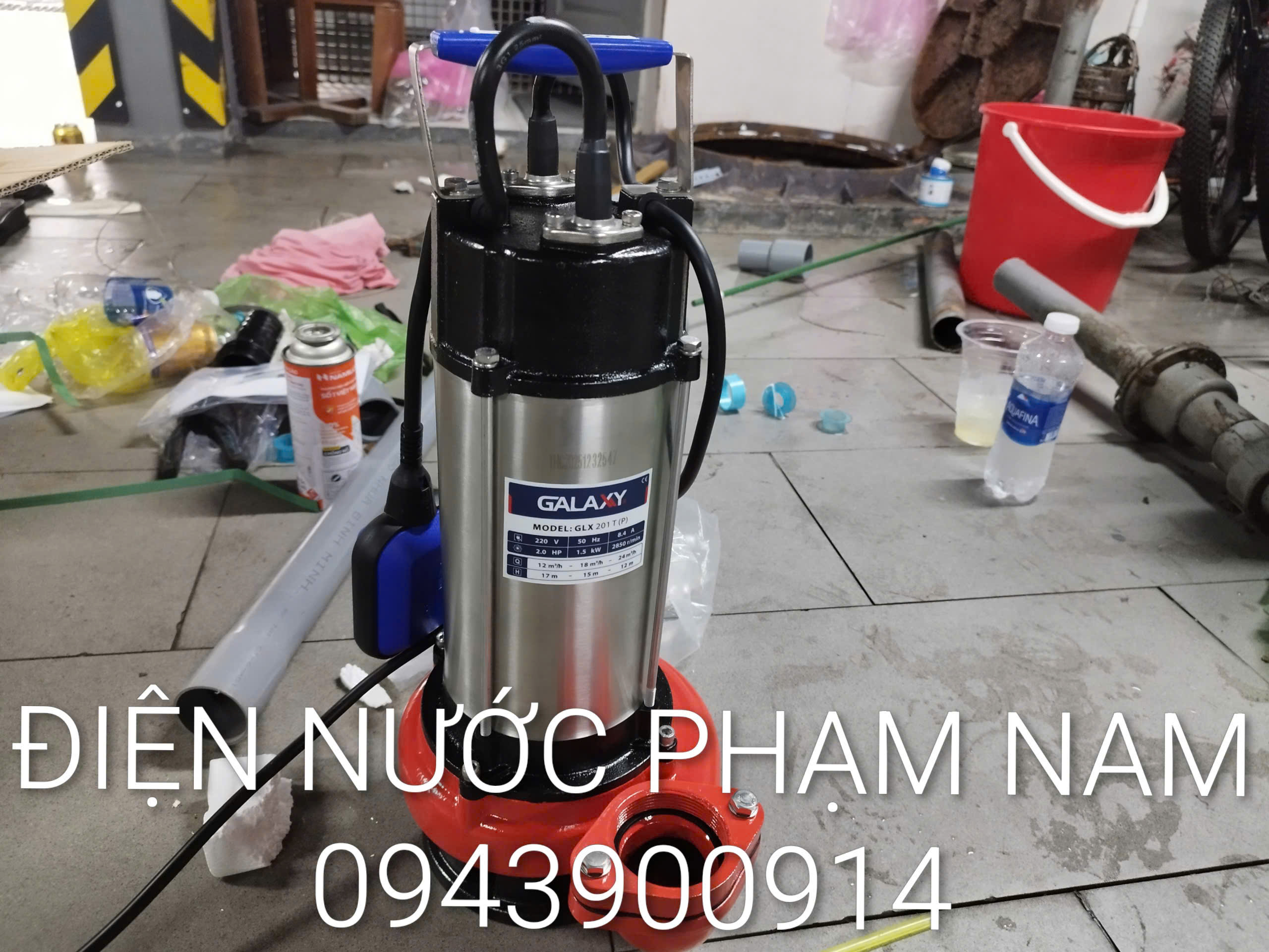 Máy bơm thả chìm hút nước thải LH 0943900914