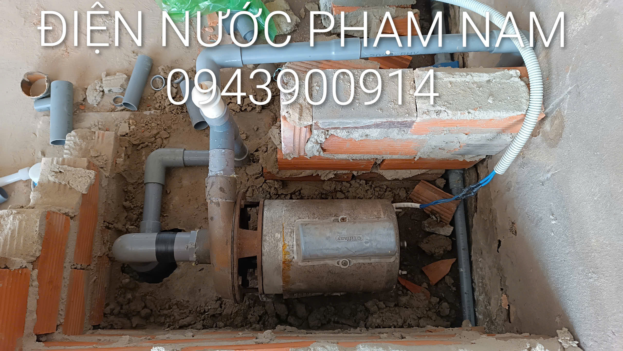 Sửa giếng khoan bị tụt nước, mồi không bơm nước lên được LH 0943900914