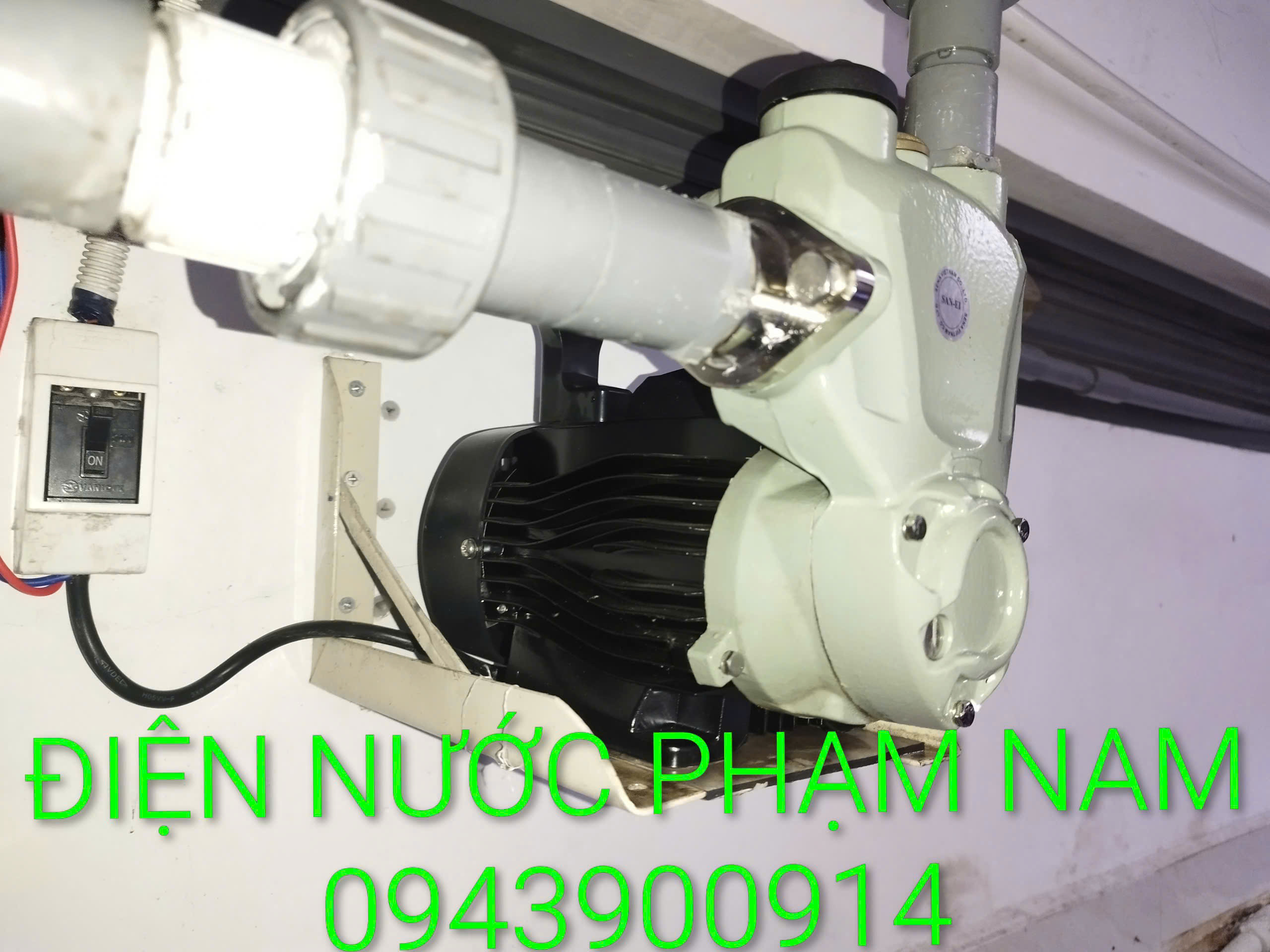 Thợ chuyên gắn máy bơm nước  đẩy cao LH 0943900914