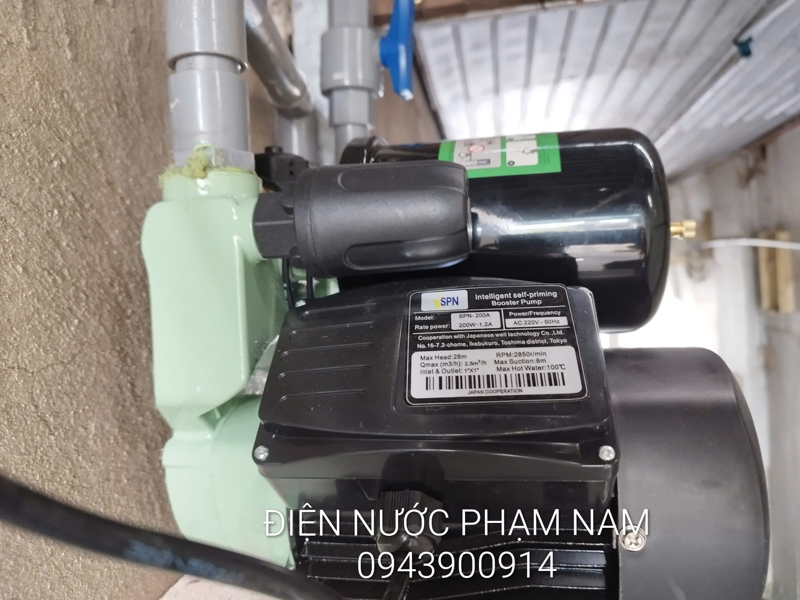 Thợ chuyên gắn máy tăng áp chuyên nghiệp LH 0943900914