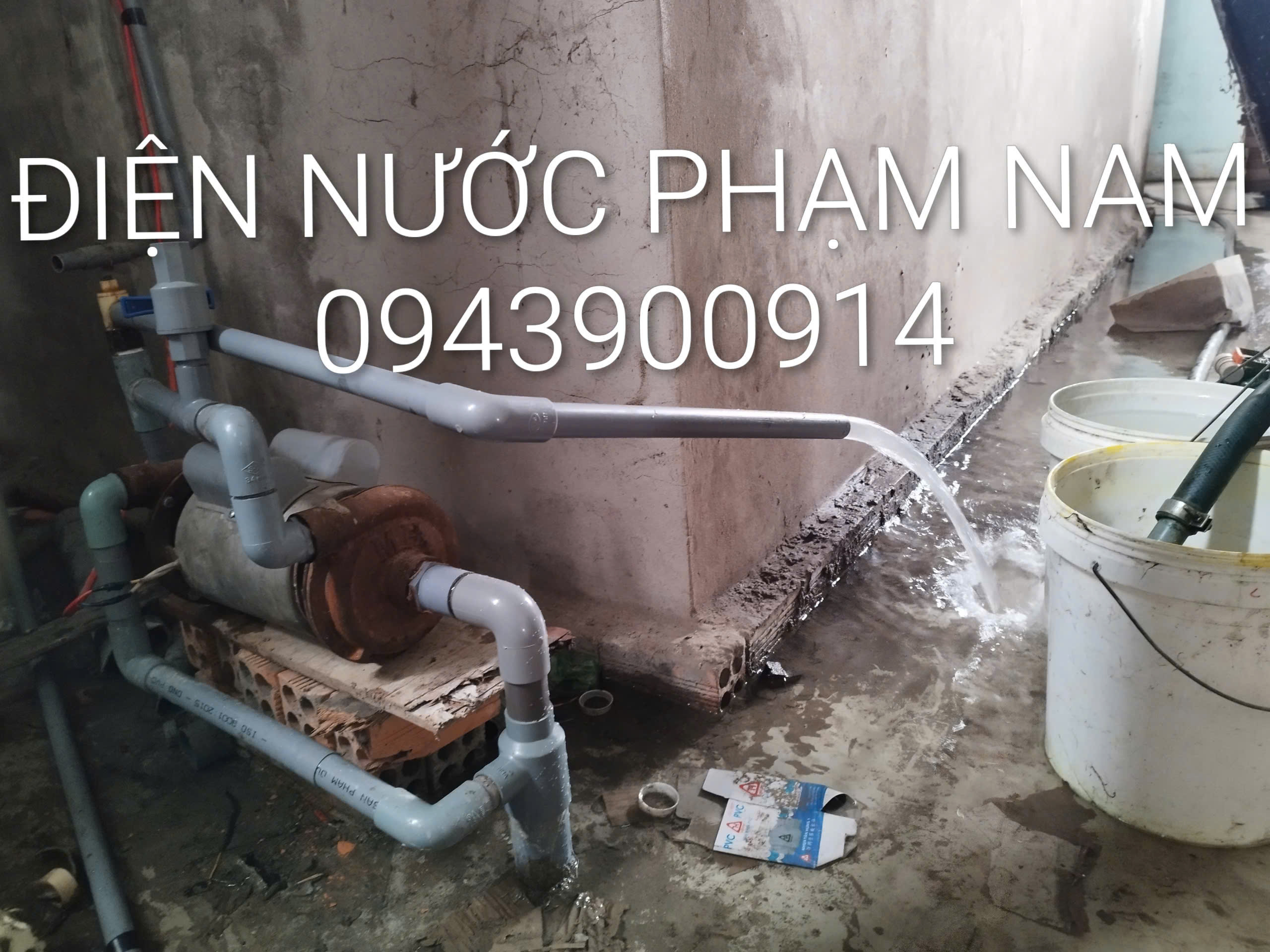 Thợ sửa giếng khoan bị tụt nước mồi không bơm nước lên được LH 0943900914